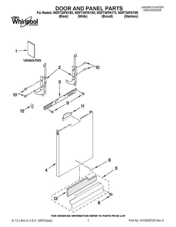 Diagram for WDF730PAYT3