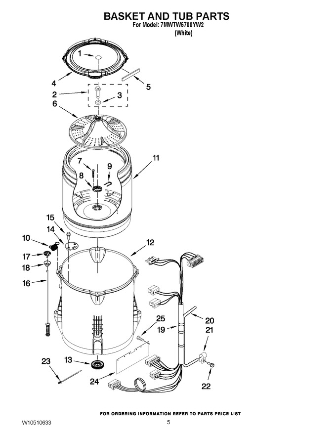 Diagram for 7MWTW5700YW2