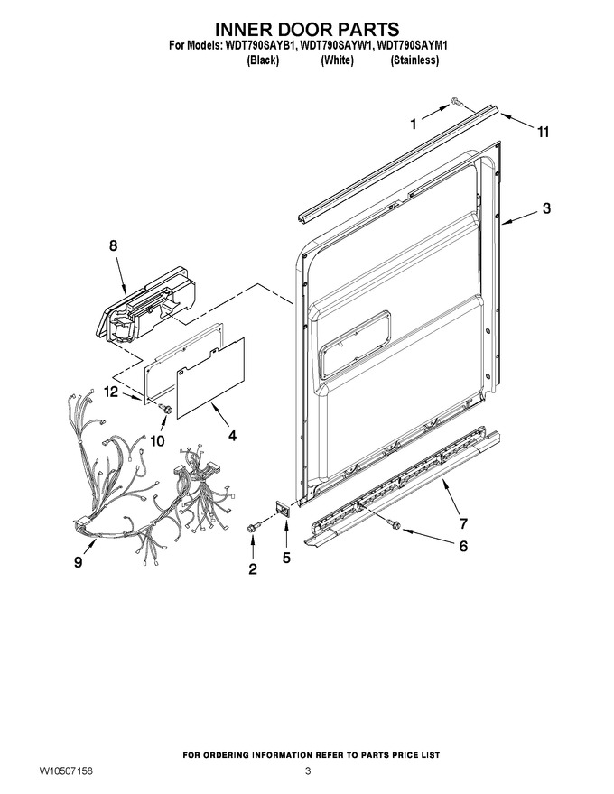 Diagram for WDT790SAYW1