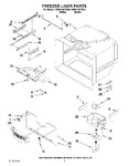 Diagram for 03 - Freezer Liner Parts