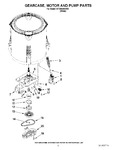 Diagram for 04 - Gearcase, Motor And Pump Parts