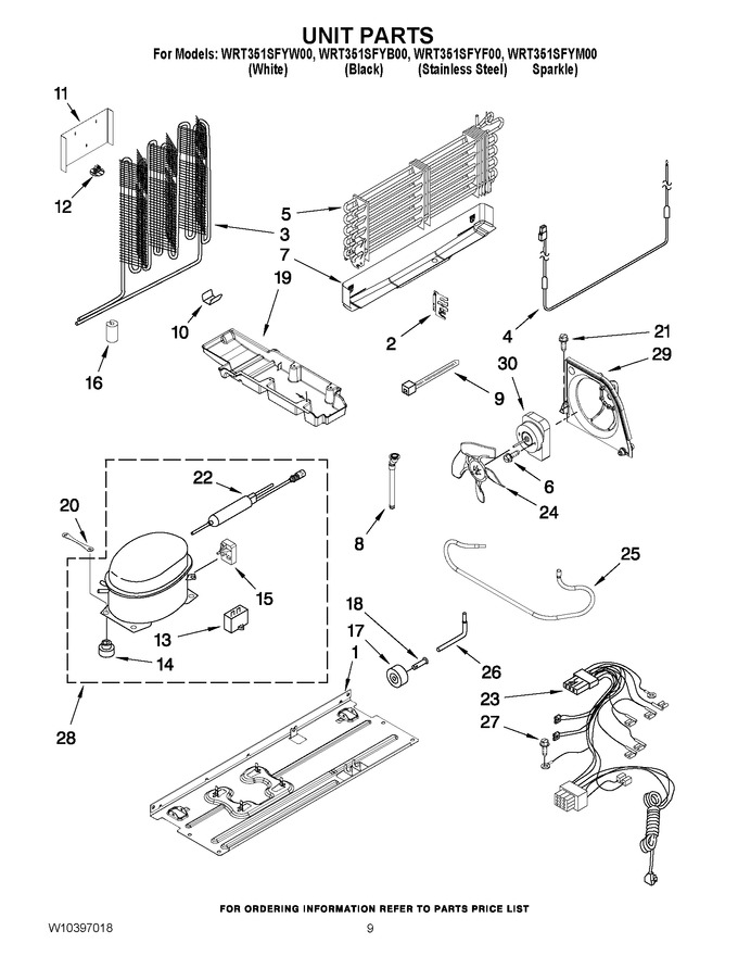 Diagram for WRT351SFYF00