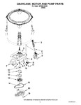 Diagram for 04 - Gearcase, Motor And Pump Parts