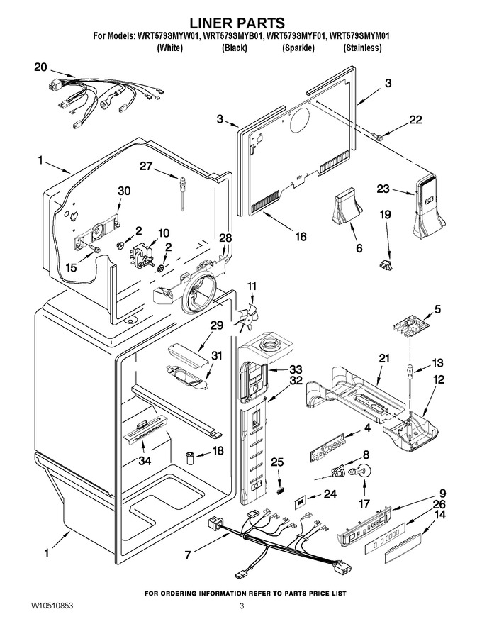 Diagram for WRT579SMYW01