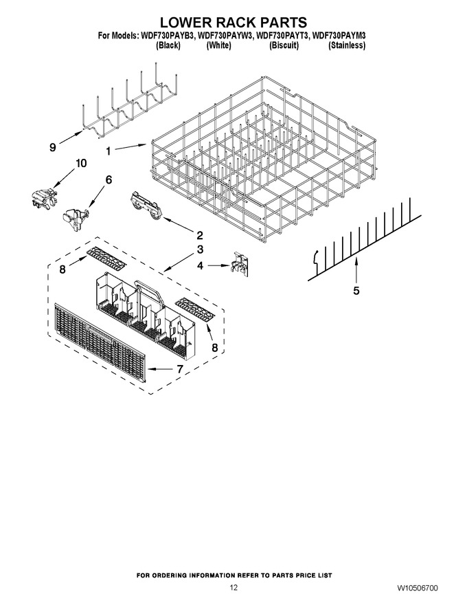 Diagram for WDF730PAYW3