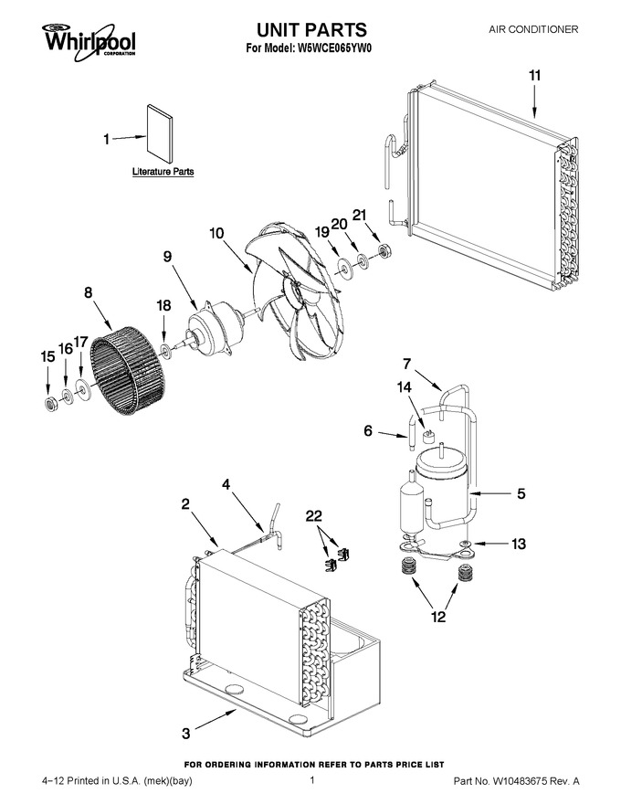 Diagram for W5WCE065YW0