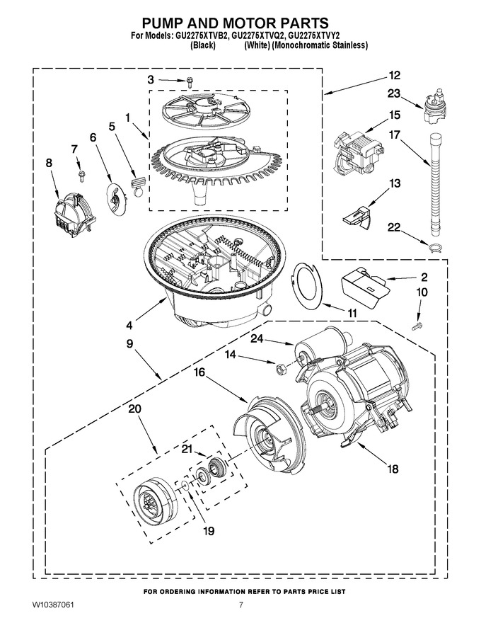 Diagram for GU2275XTVY2