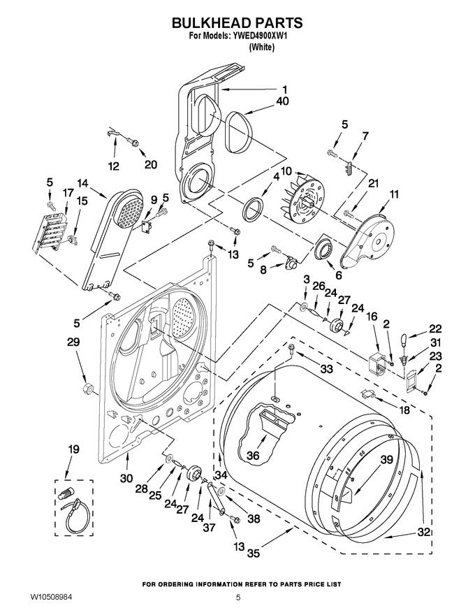 Diagram for YWED4900XW1