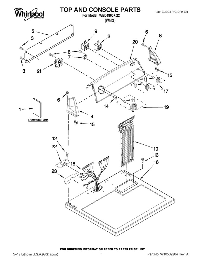 Diagram for WED4800XQ2