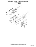 Diagram for 02 - Control Panel And Latch Parts