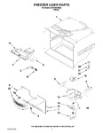 Diagram for 02 - Freezer Liner Parts