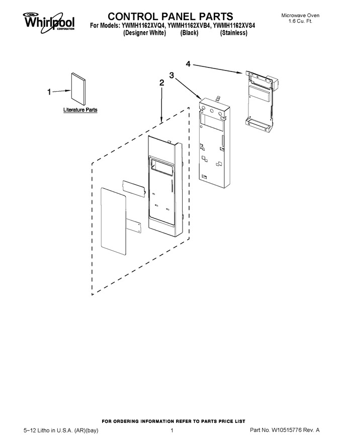 Diagram for YWMH1162XVQ4