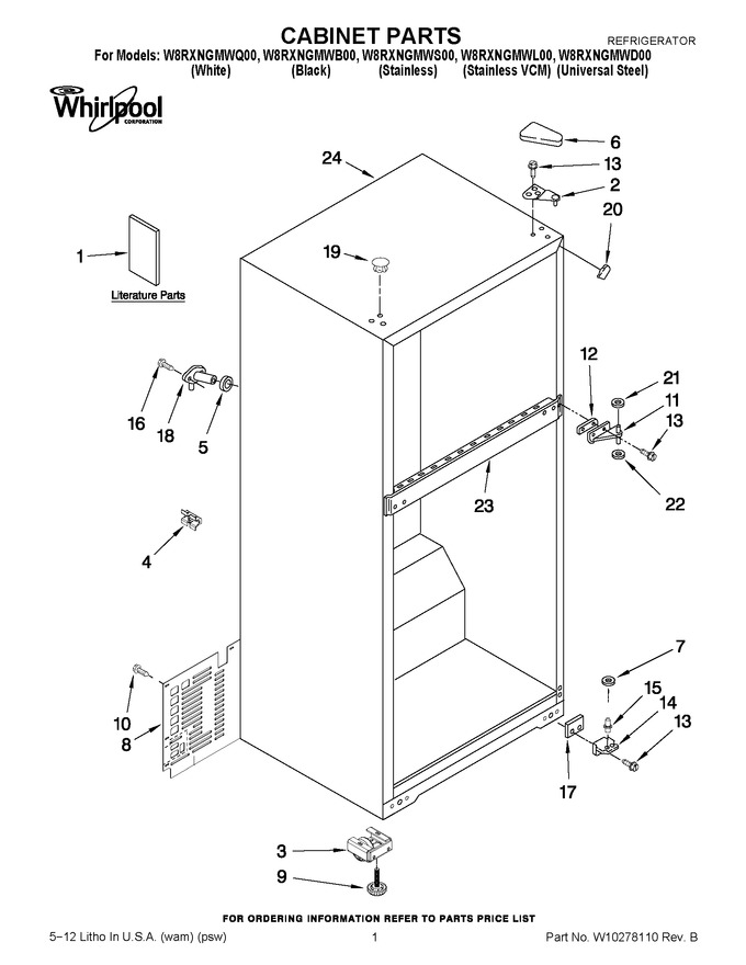 Diagram for W8RXNGMWS00