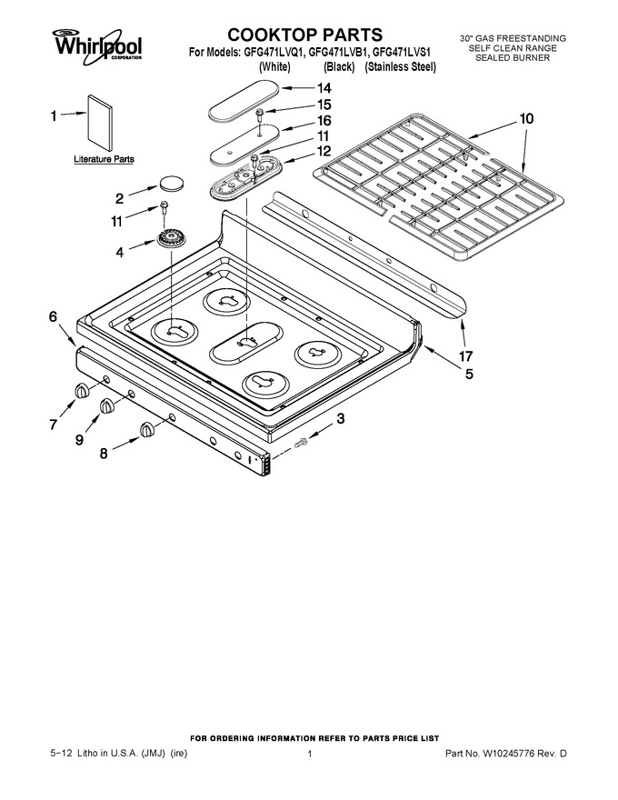 Diagram for GFG471LVB1