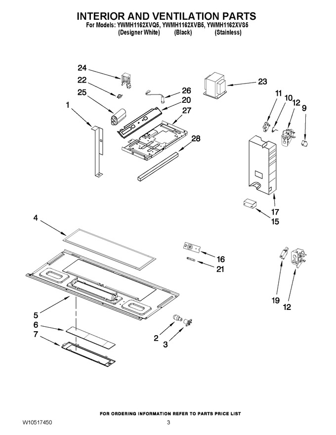 Diagram for YWMH1162XVS5