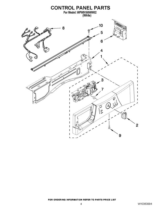 Diagram for WFW9150WW02