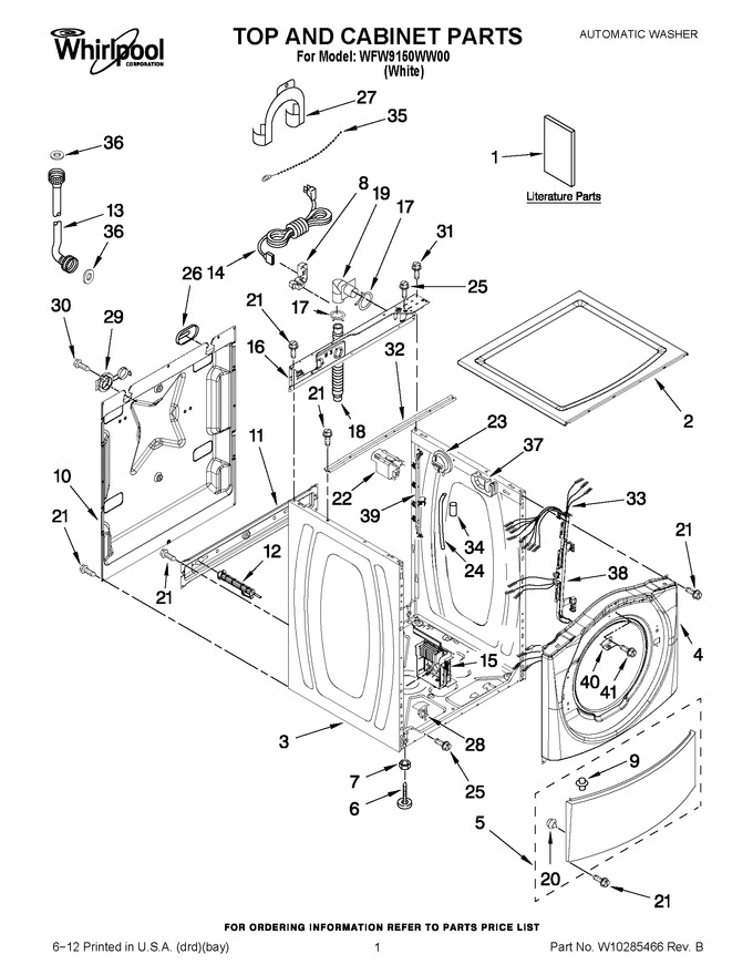 Diagram for WFW9150WW00