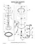 Diagram for 03 - Basket And Tub Parts