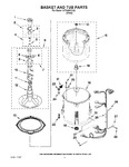 Diagram for 03 - Basket And Tub Parts