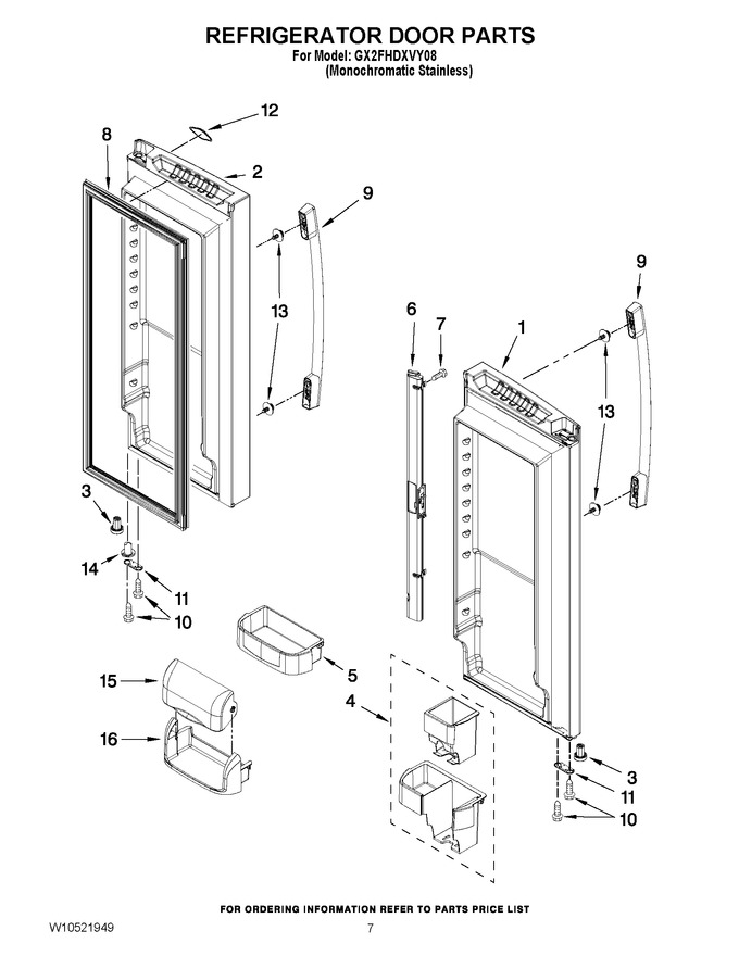 Diagram for GX2FHDXVY08