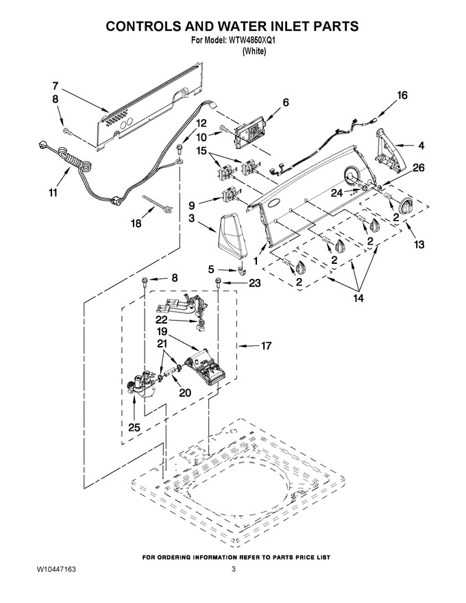 Diagram for WTW4850XQ1