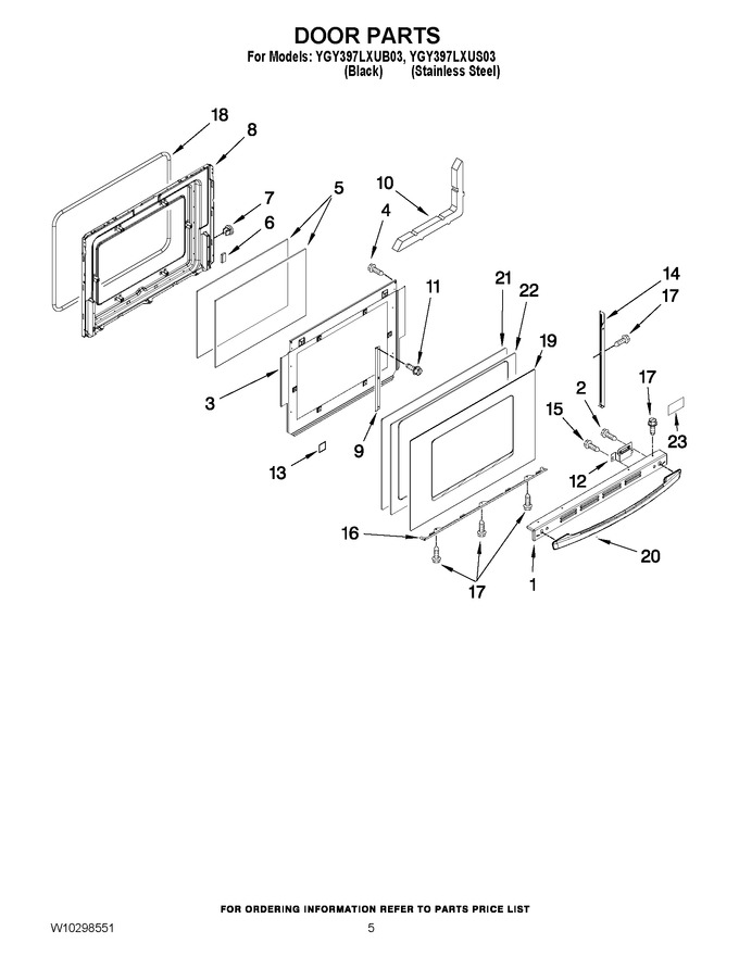 Diagram for YGY397LXUB03