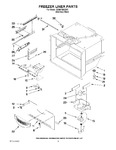 Diagram for 02 - Freezer Liner Parts