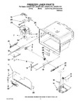 Diagram for 06 - Freezer Liner Parts