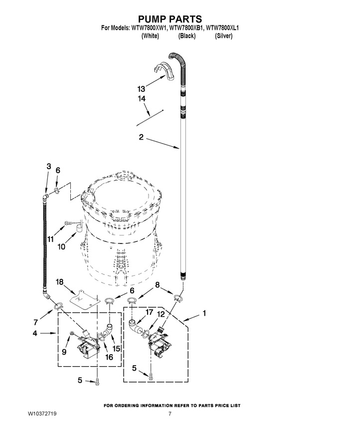 Diagram for WTW7800XB1