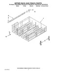 Diagram for 09 - Upper Rack And Track Parts