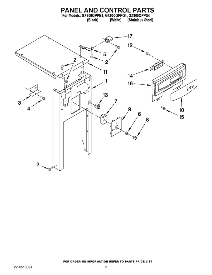 Diagram for GX900QPPB4