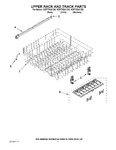 Diagram for 09 - Upper Rack And Track Parts