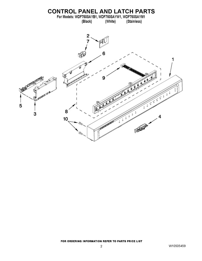 Diagram for WDF750SAYW1