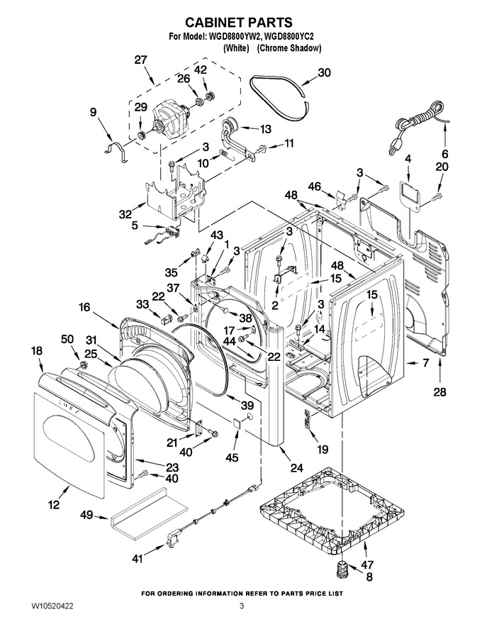 Diagram for WGD8800YW2