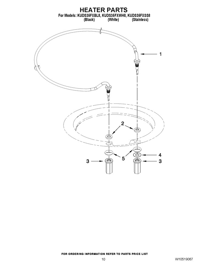 Diagram for KUDS35FXWH8