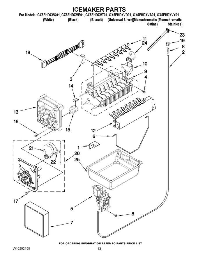 Diagram for GX5FHDXVA01