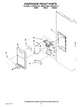 Diagram for 08 - Dispenser Front Parts