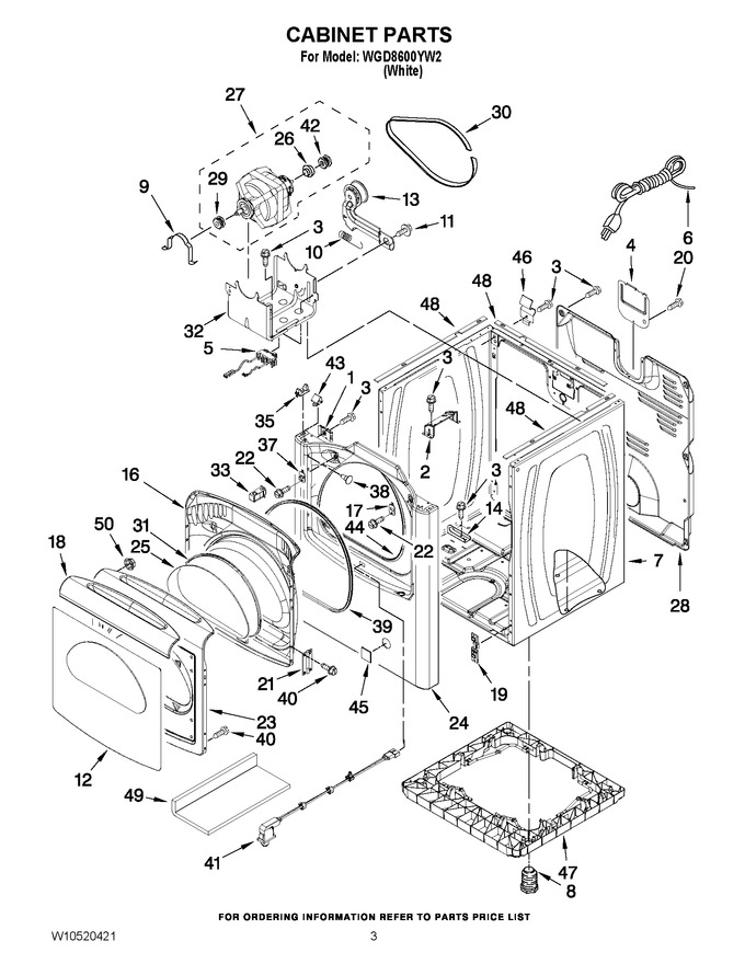 Diagram for WGD8600YW2