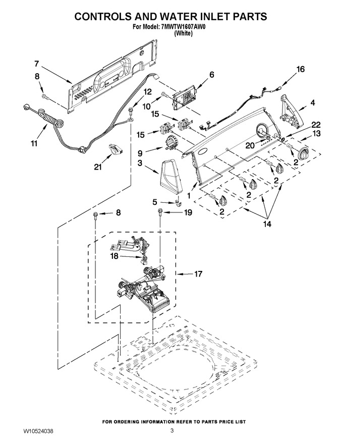 Diagram for 7MWTW1607AW0