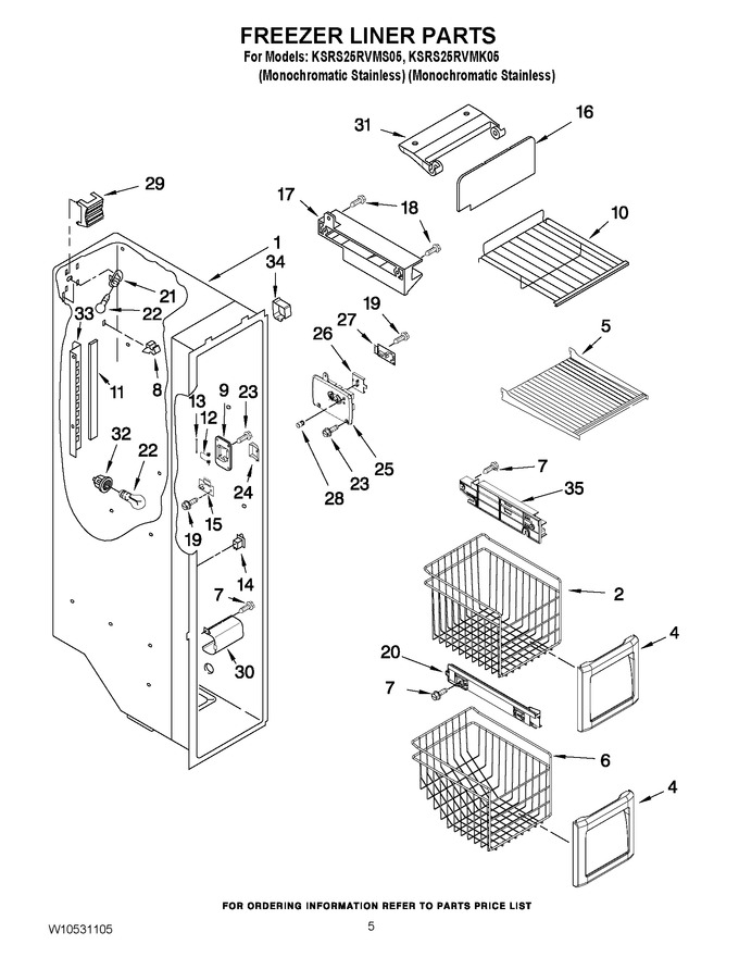 Diagram for KSRS25RVMS05