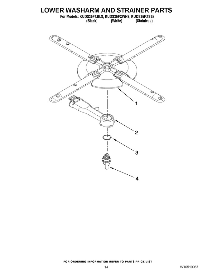 Diagram for KUDS35FXWH8