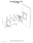 Diagram for 08 - Dispenser Front Parts