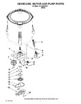 Diagram for 04 - Gearcase, Motor And Pump Parts