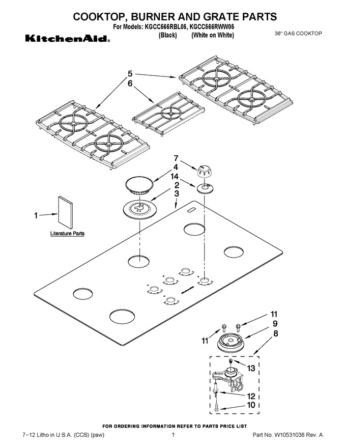 Diagram for KGCC566RBL05