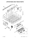 Diagram for 09 - Upper Rack And Track Parts