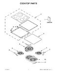 Diagram for 01 - Cooktop Parts