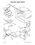 Diagram for 02 - Freezer Liner Parts