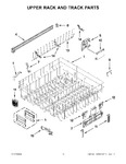 Diagram for 09 - Upper Rack And Track Parts