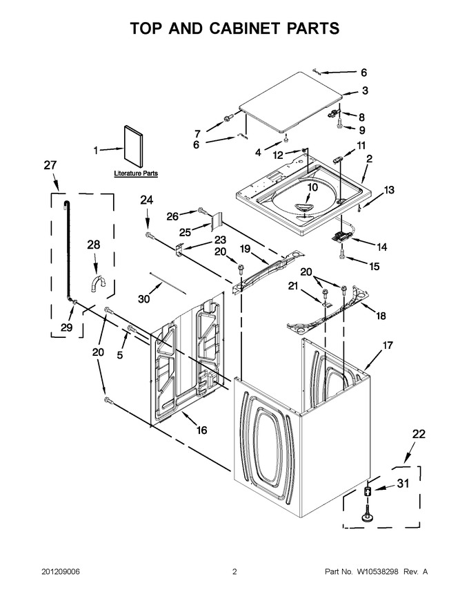 Diagram for WTW4930XW3