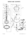 Diagram for 03 - Basket And Tub Parts